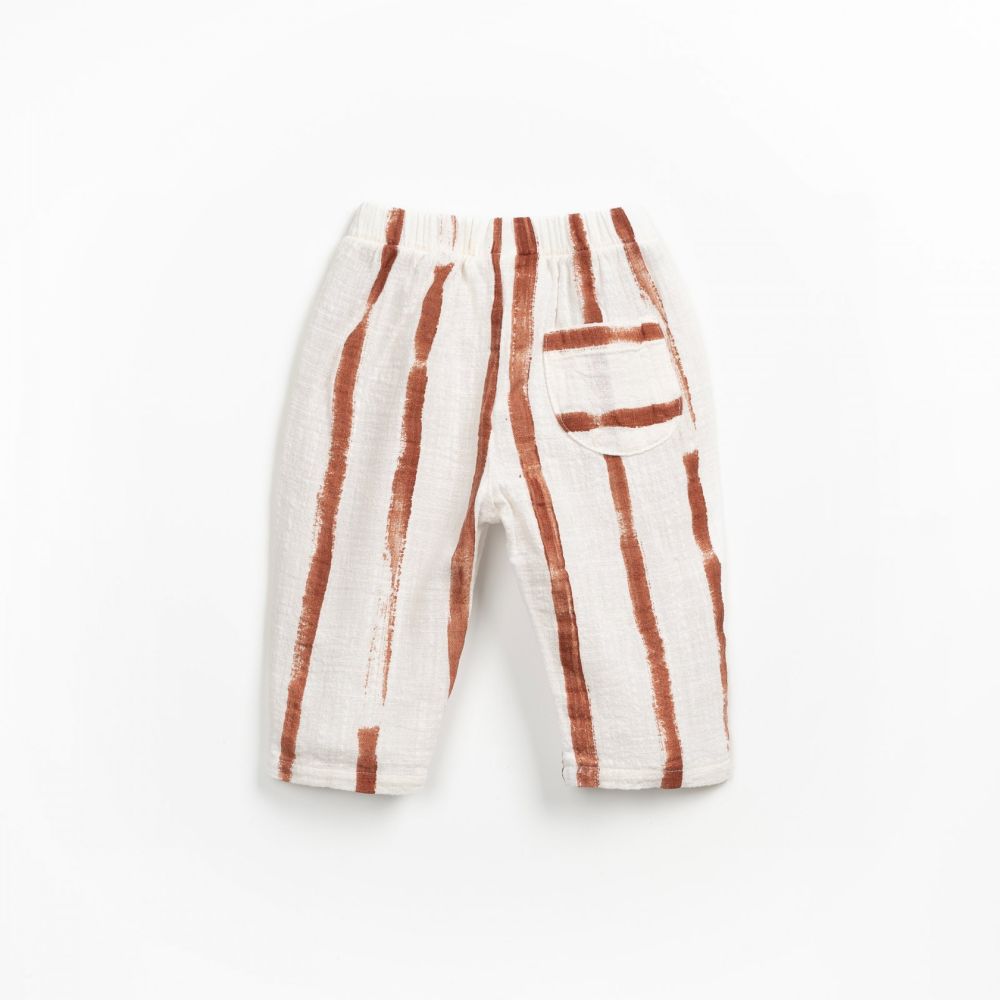 Calça de tecido em algodão orgânico - Play Up