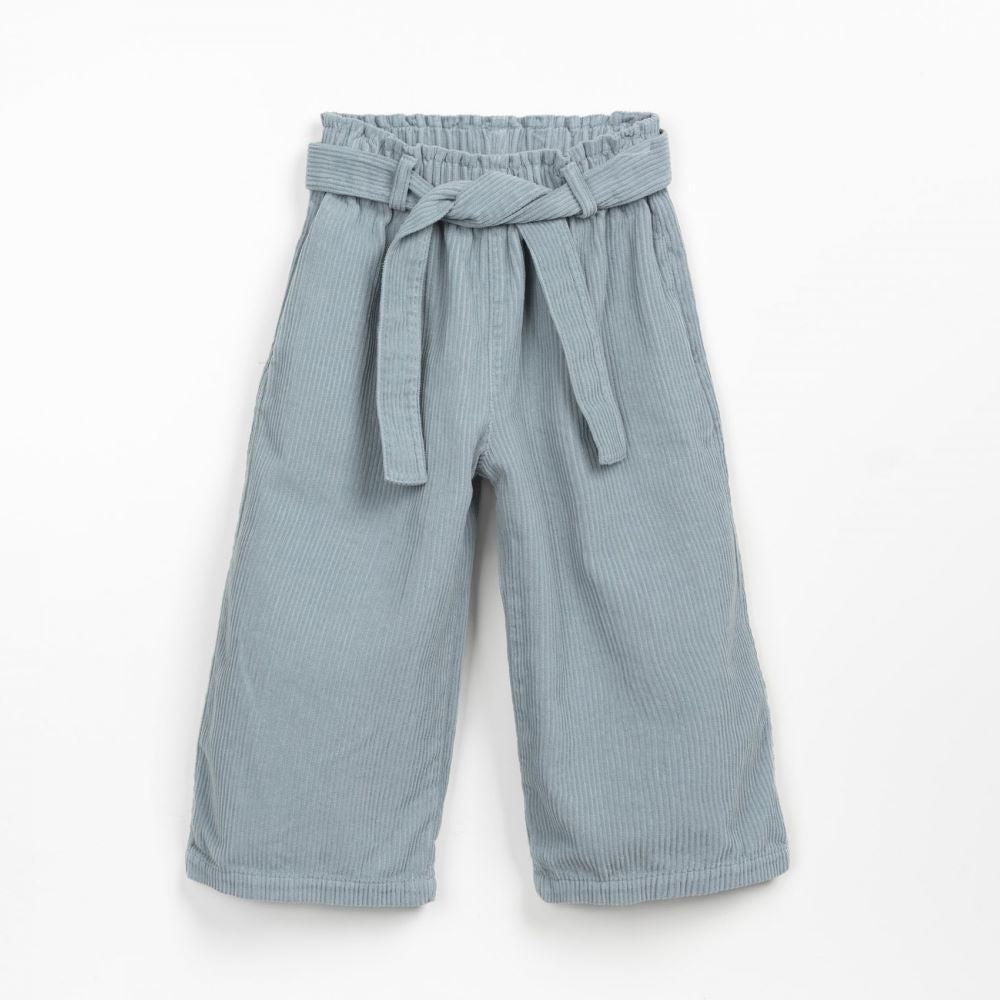 Calça em bombazine com perna larga | Wooden Memories - Play Up