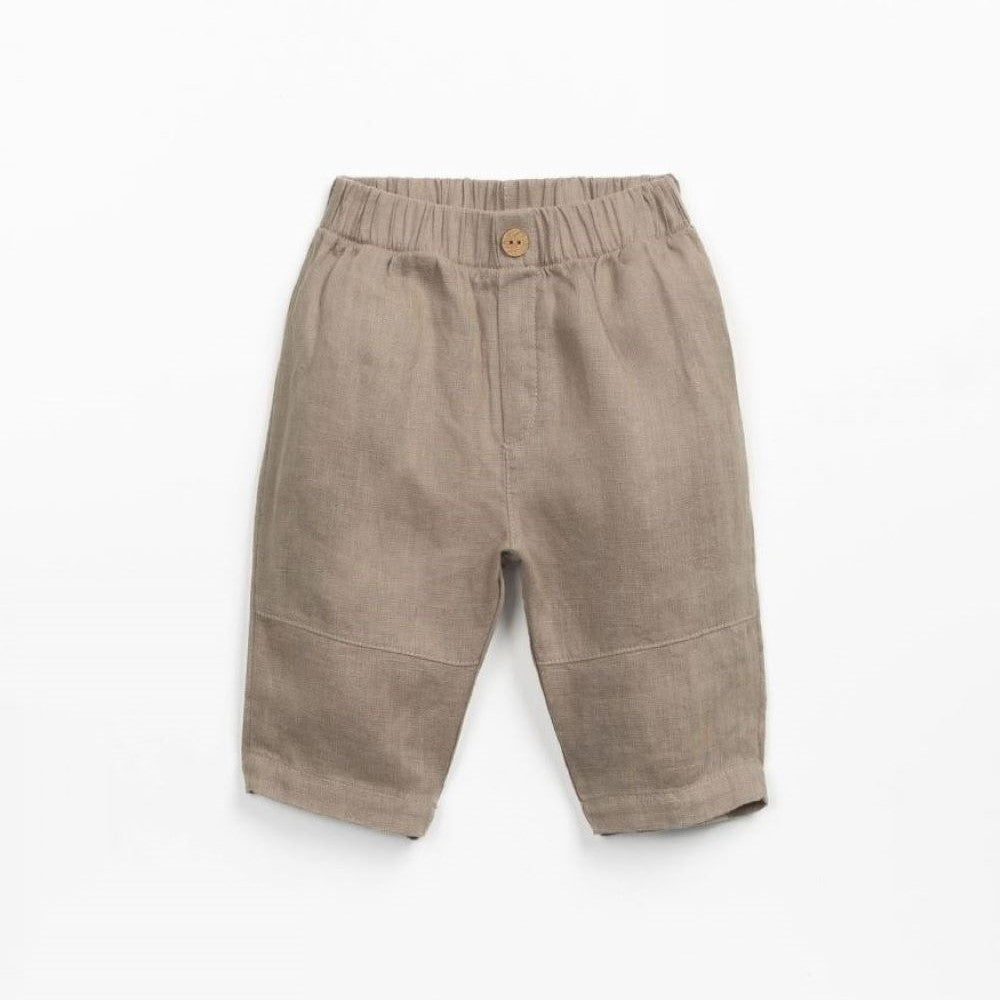 Calça em linho com cinto elástico - Play Up