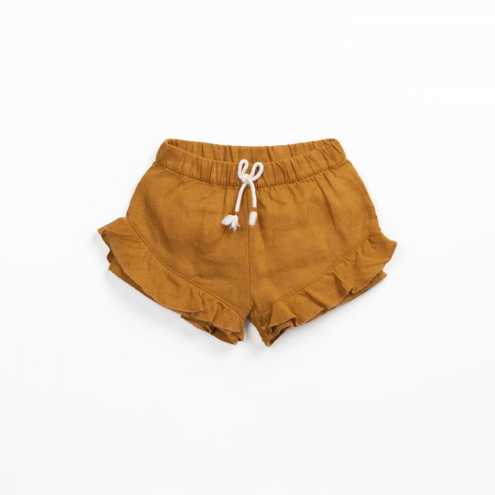 Calção em linho com cinto elástico - Play Up