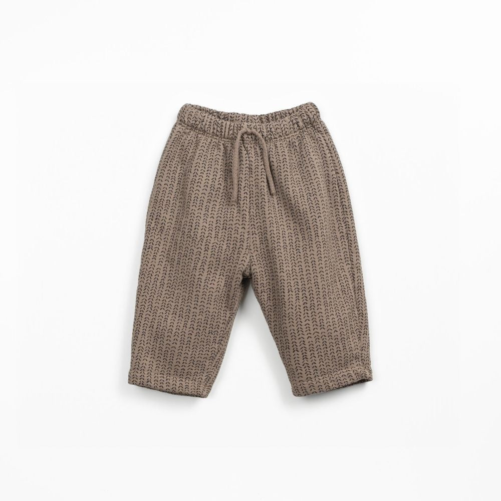 Calças de malha com cordão decorativo - Play Up