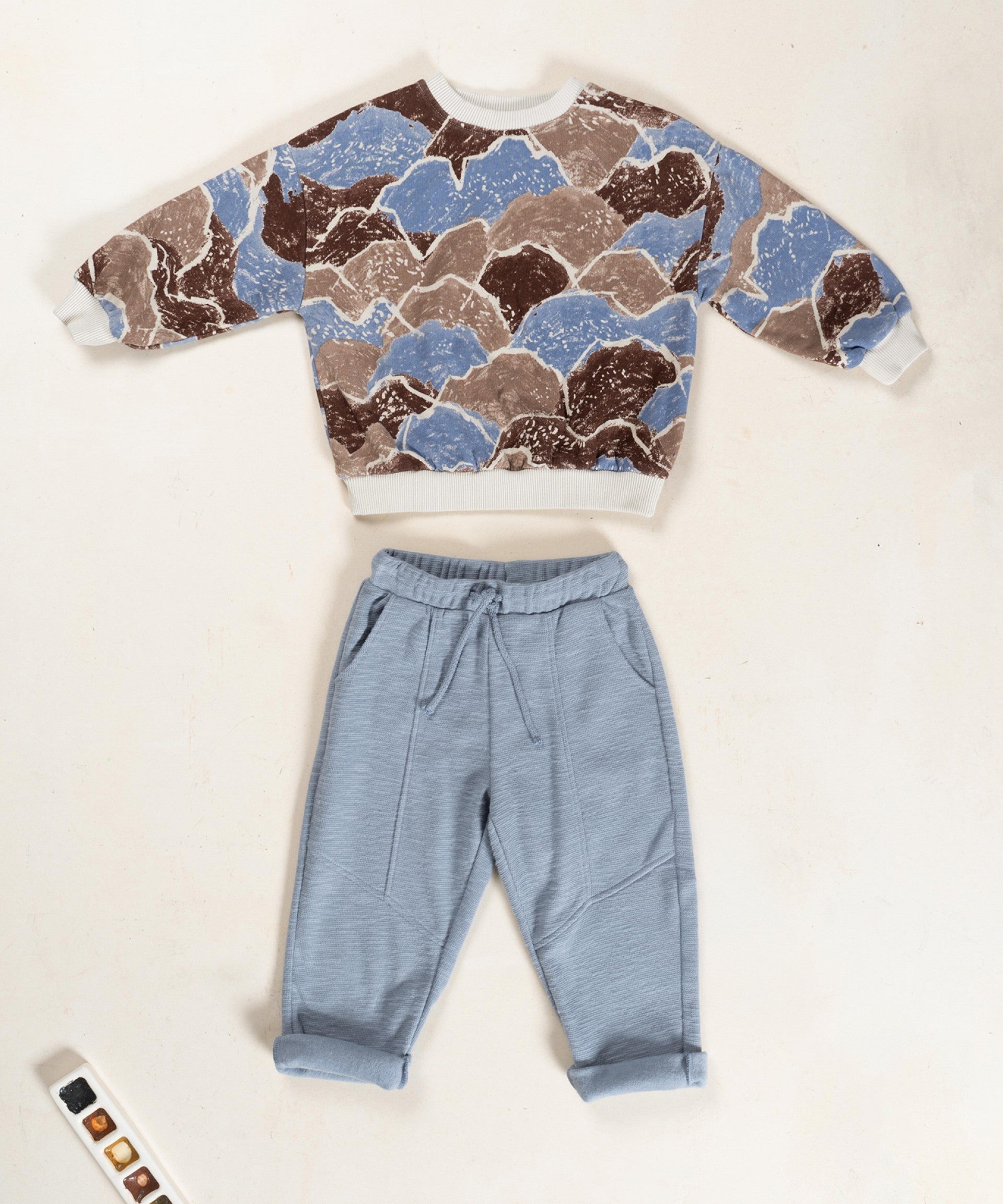 Calças de malha com fibras naturais - Play Up