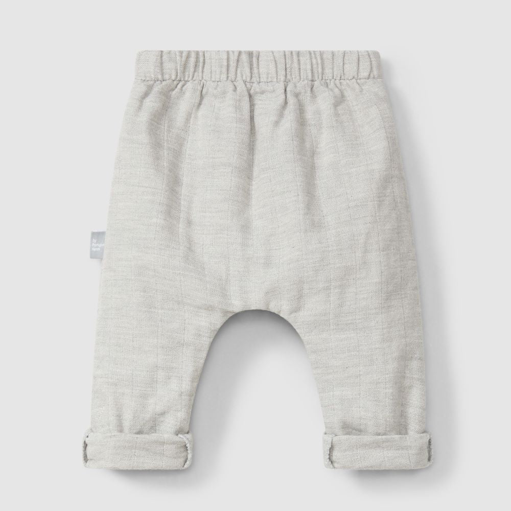 Calças pull-up em gaze tripla - Snug