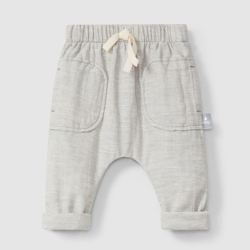 Calças pull-up em gaze tripla - Snug