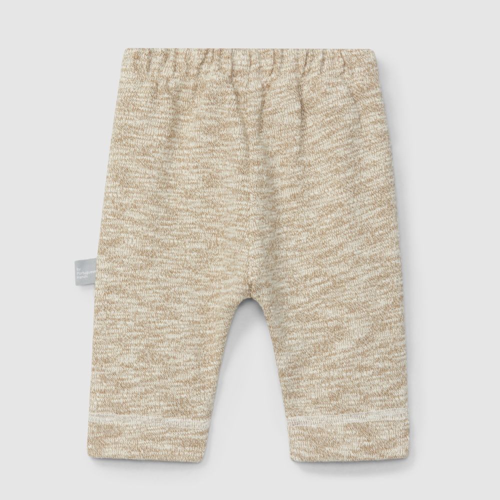 Calças pull-up em malha efeito tricot - Snug