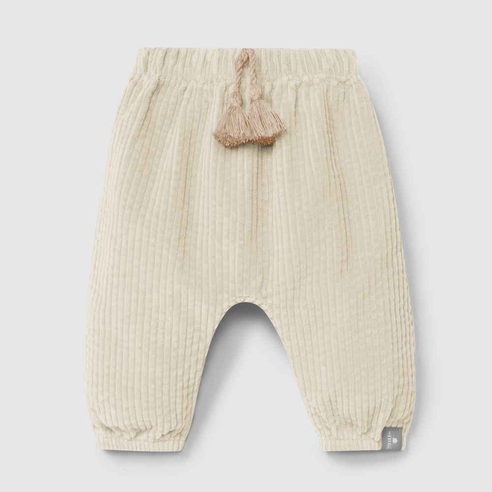 Calças pull-up em veludo canelado - Snug