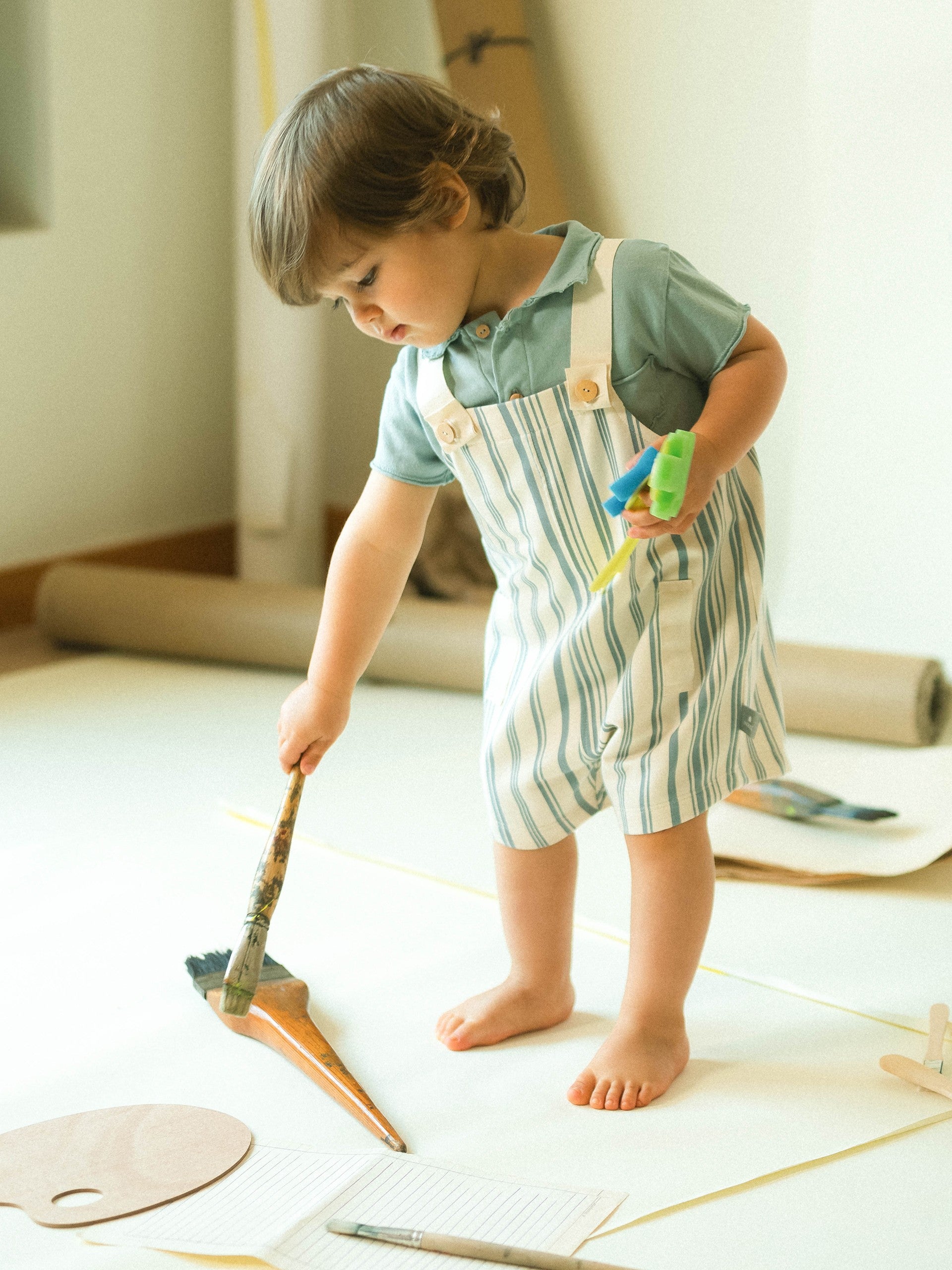 Calções de peito em felpa estampada - Snug