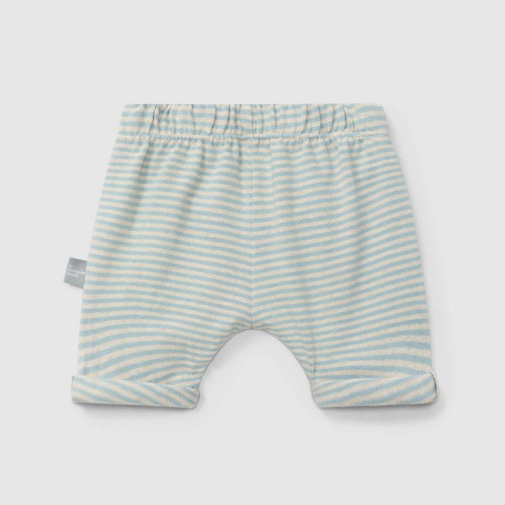 Calções de riscas em algodão - Snug