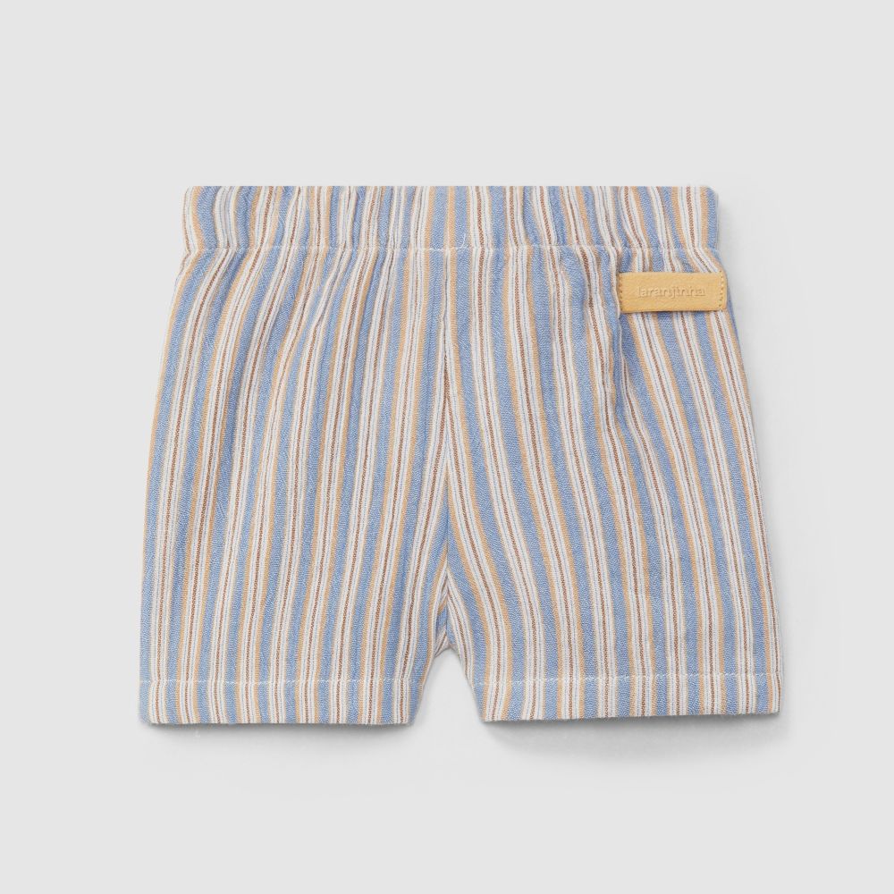 Calções de riscas multicolor - Laranjinha