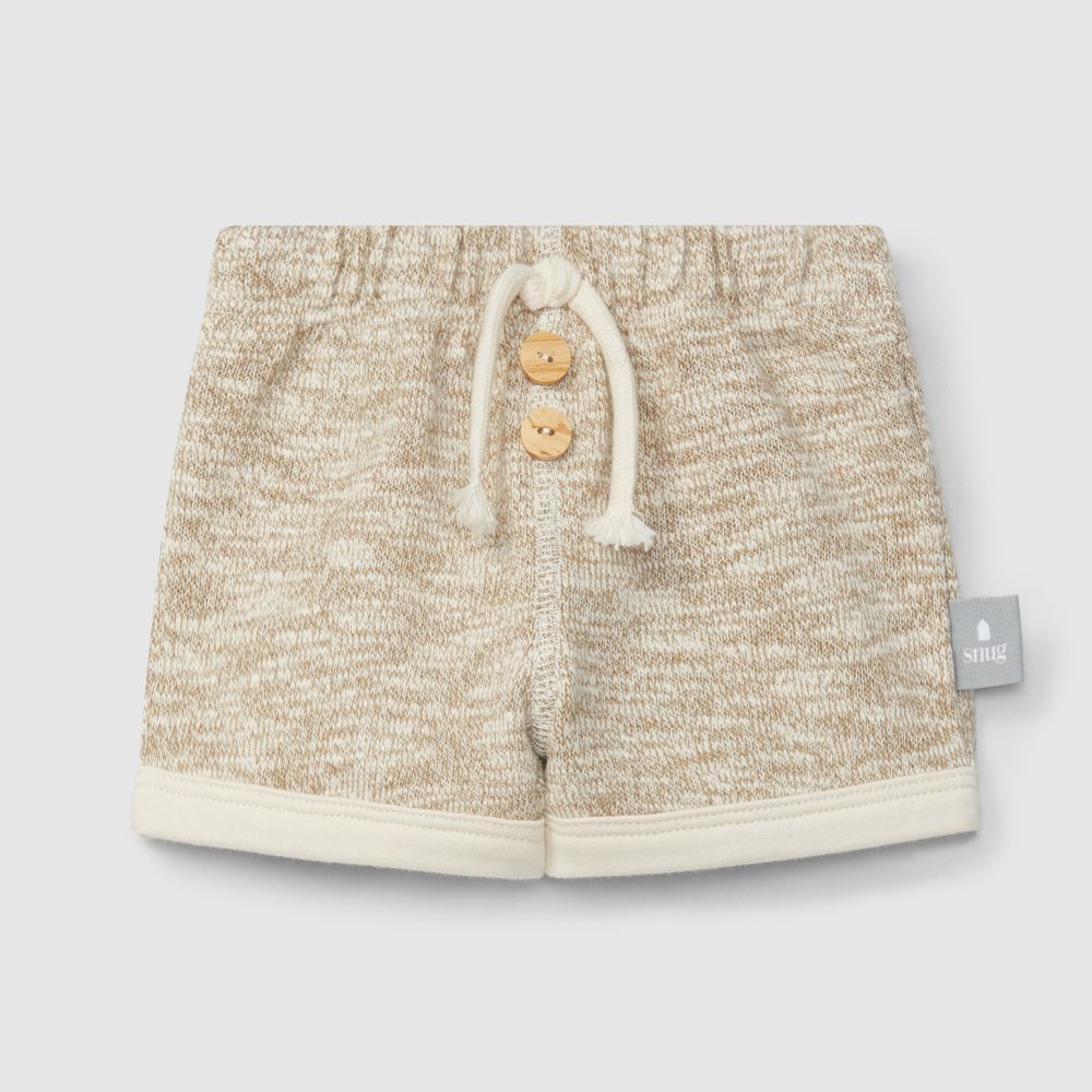 Calções pull-up em malha efeito tricot - Snug