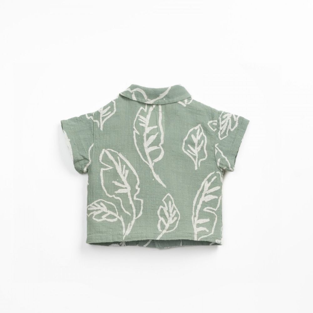 Camisa com estampado de folhas - Play Up