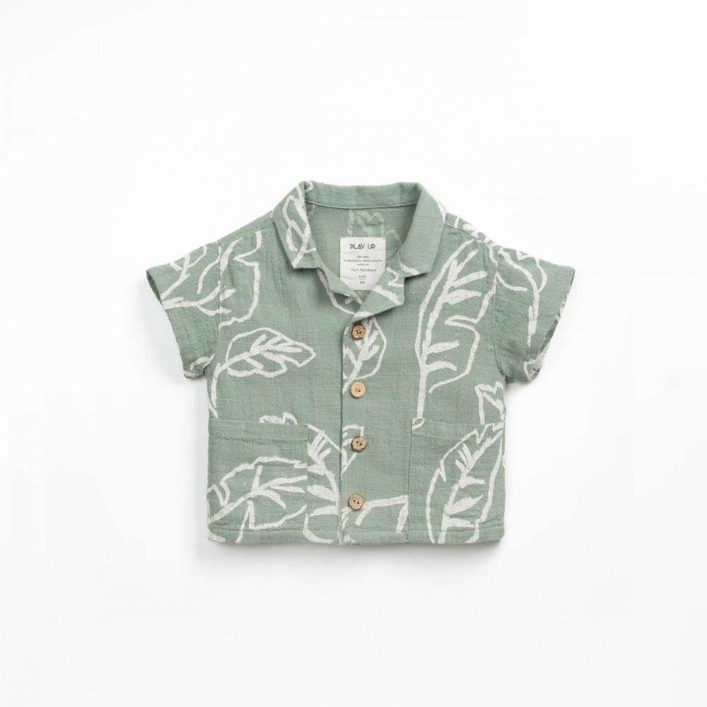 Camisa com estampado de folhas - Play Up