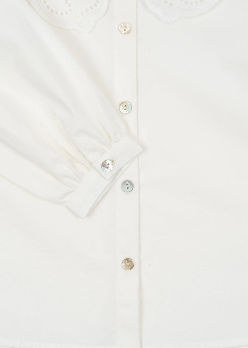 Camisa gola bordada - Konges Slojd