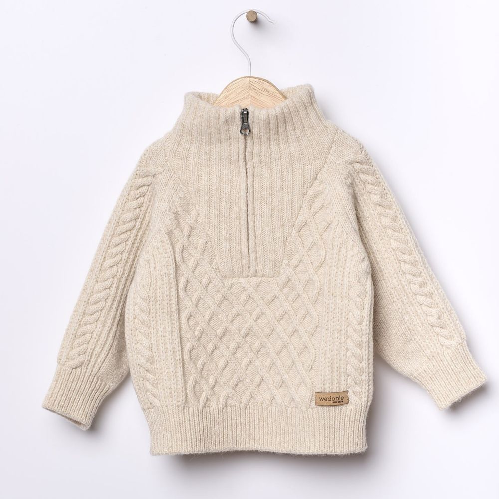 Camisola tricotada em lã merino | WEDOBLE PLAY - Wedoble