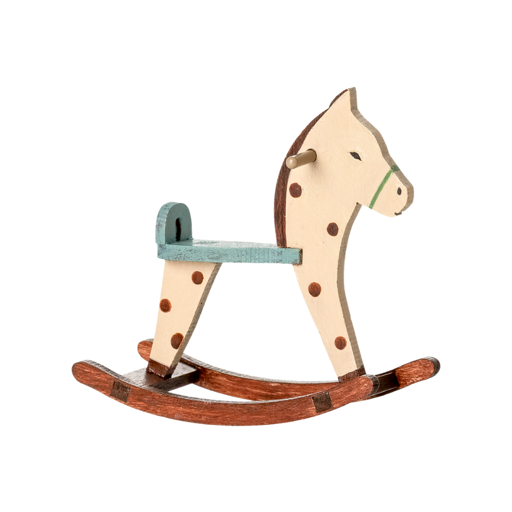 Rocking horse, Mouse - Spotted - Maileg