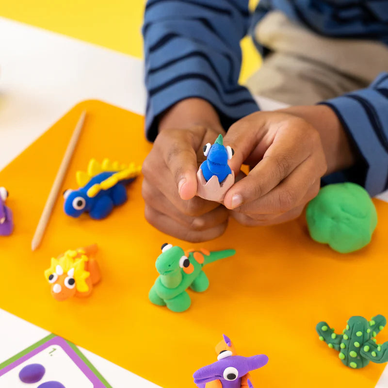 Pasta de moldar CLAY&PLAY Dinossauros - Floss&Rock