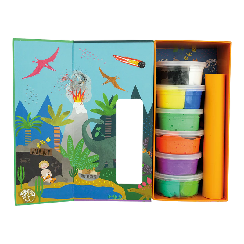 Pasta de moldar CLAY&PLAY Dinossauros - Floss&Rock