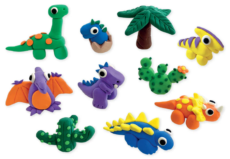 Pasta de moldar CLAY&PLAY Dinossauros - Floss&Rock