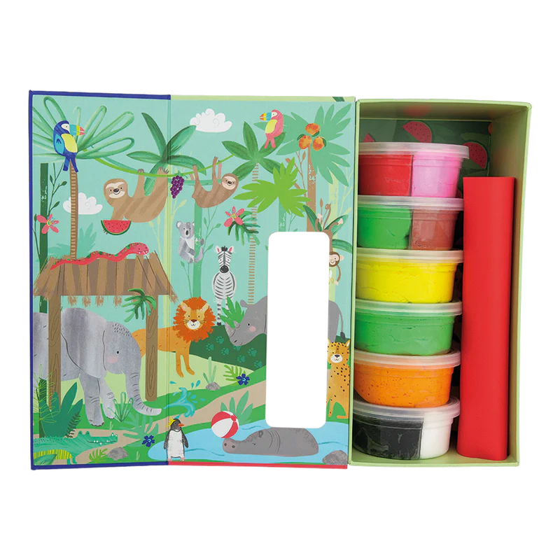 Pasta de moldar CLAY&PLAY Animais da Selva - Floss&Rock