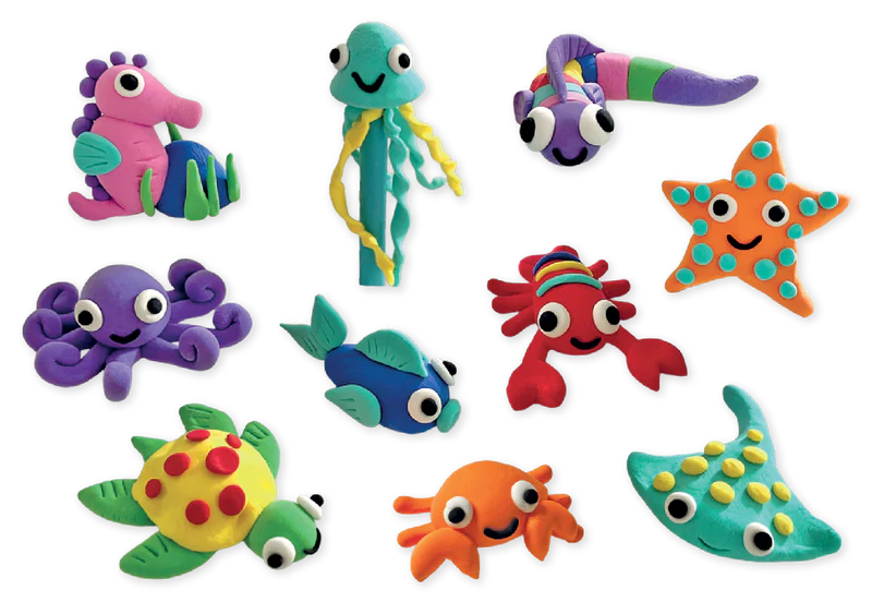 Pasta de moldar CLAY&PLAY OCEAN - Floss&Rock