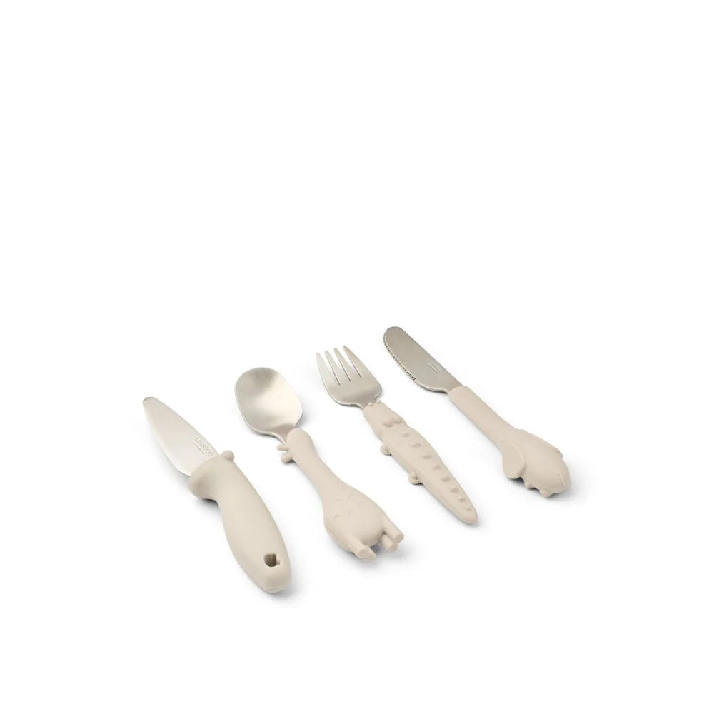 Conjunto de Talheres Infantil em Aço Inoxidável - LIEWOOD