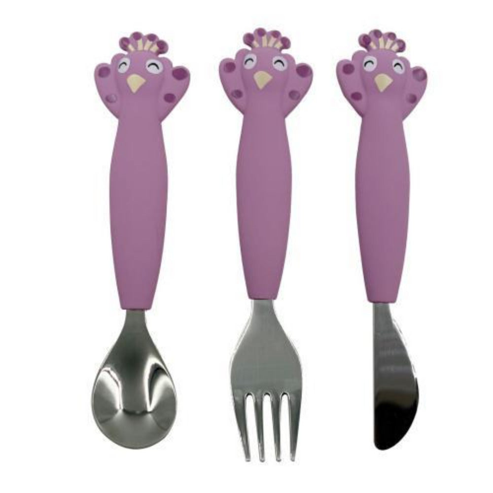Conjunto de Talheres em Silicone Pack 3 - TRIXIE