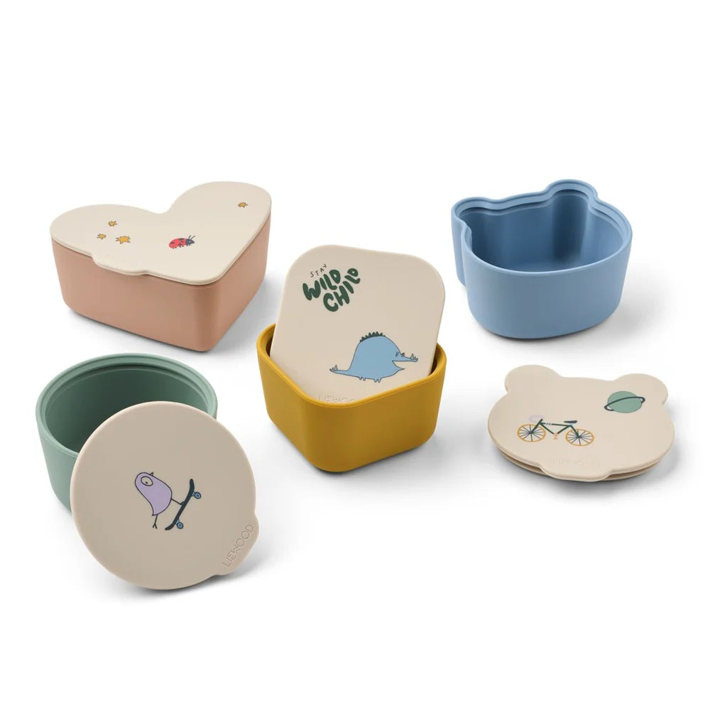 Conjunto de Caixas TOTO para Snacks - LIEWOOD