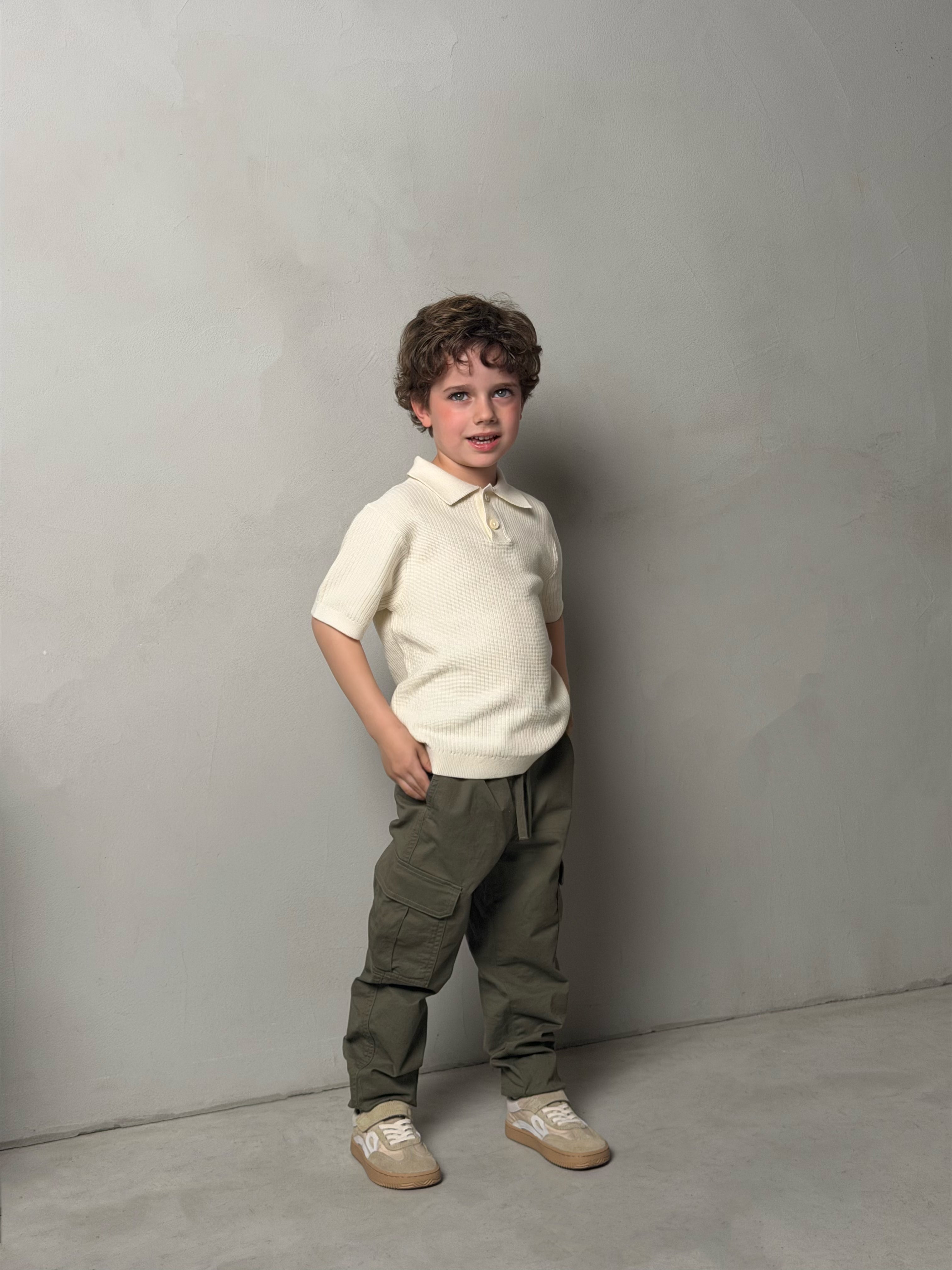 Ténis ONE NYLON KIDS Beige - Lejan