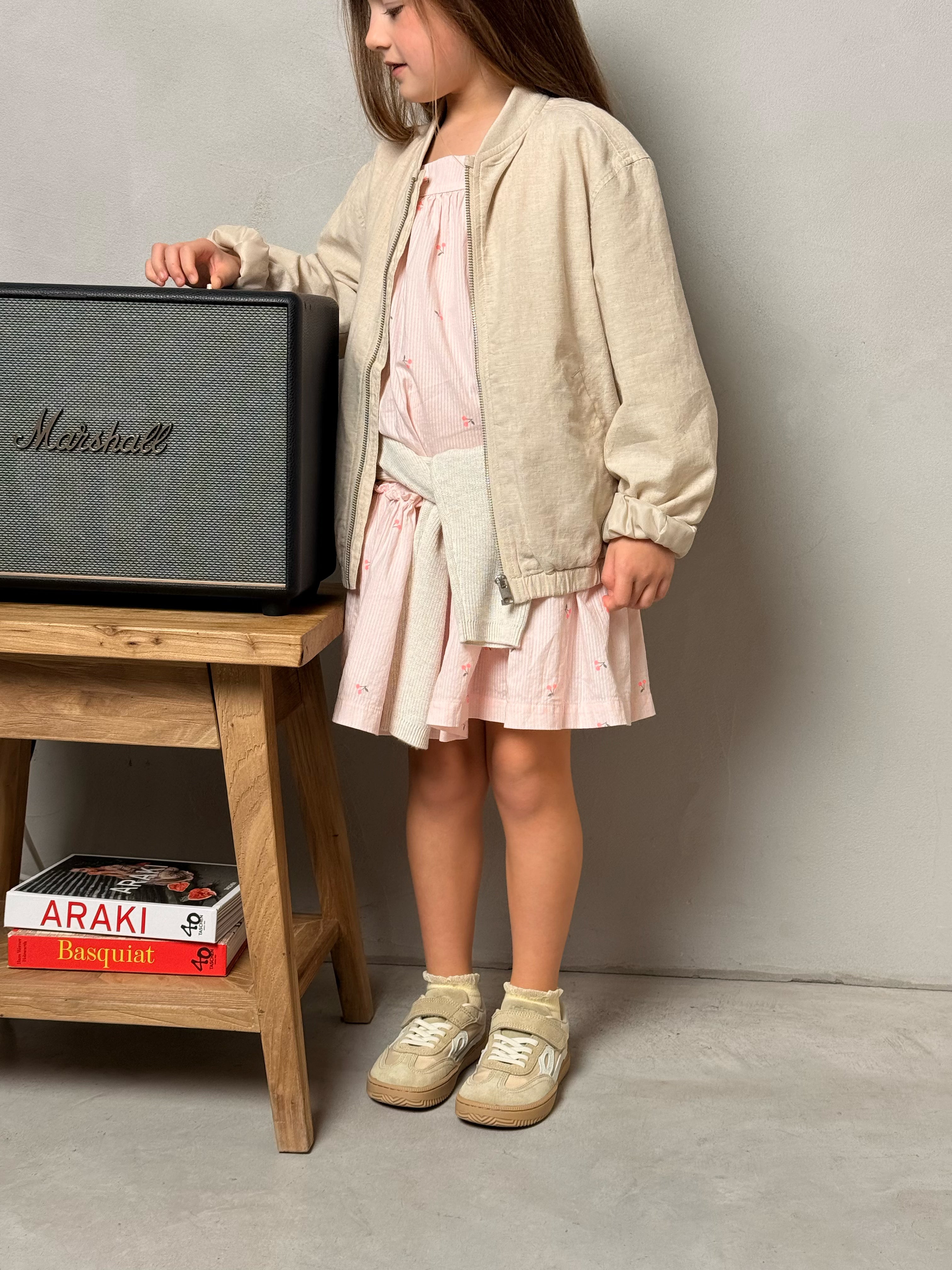 Ténis ONE NYLON KIDS Beige - Lejan