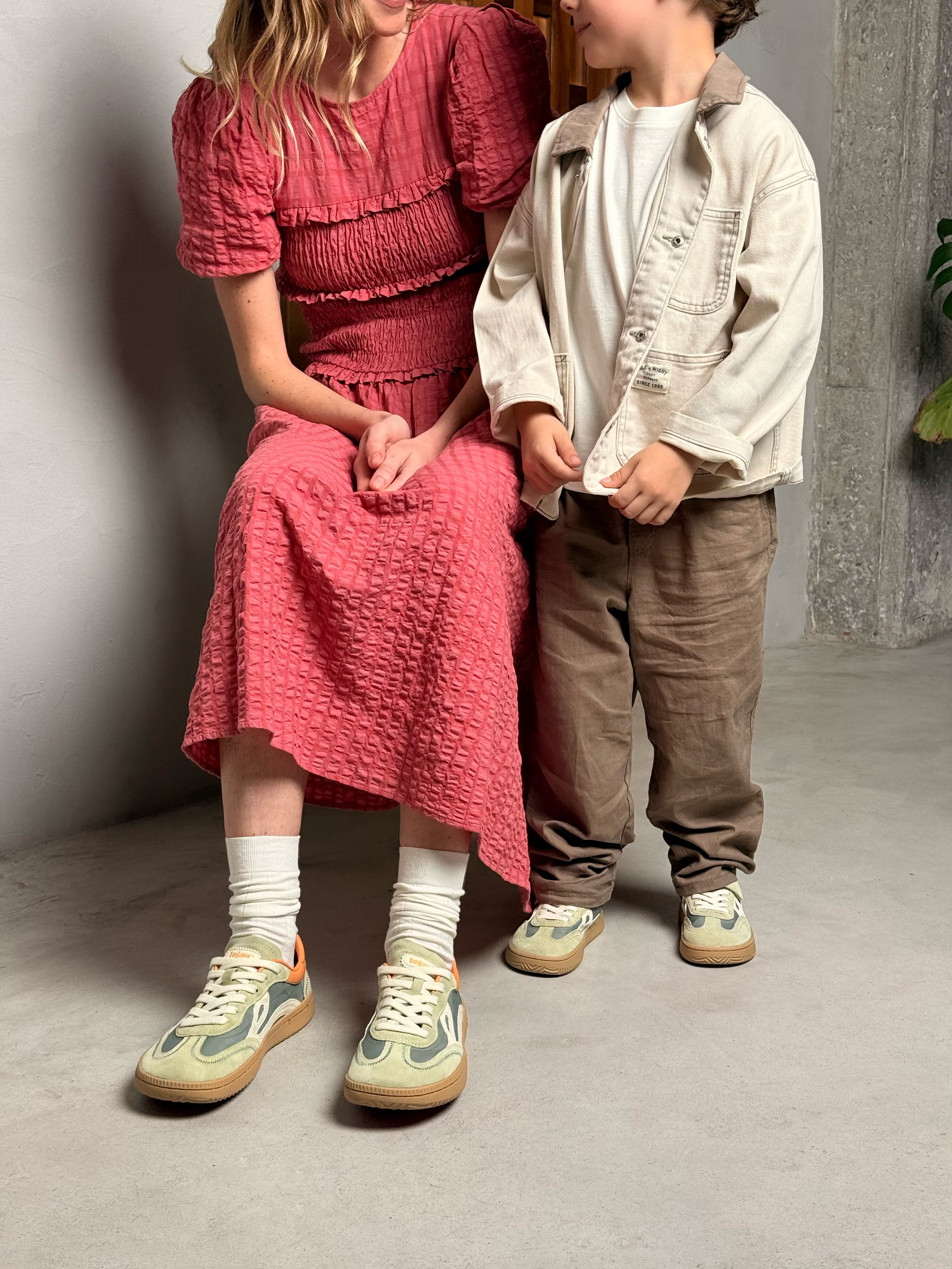 Ténis ONE NYLON KIDS Matcha - Lejan