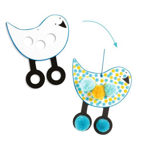 Manualidades - No Céu – Pontos e Pompons - DJECO