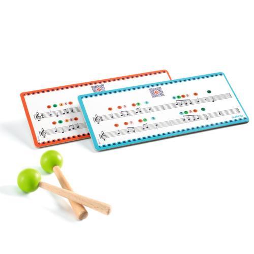 Tambor de Aço Vermelho 8 Notas – Instrumento Musical - DJECO