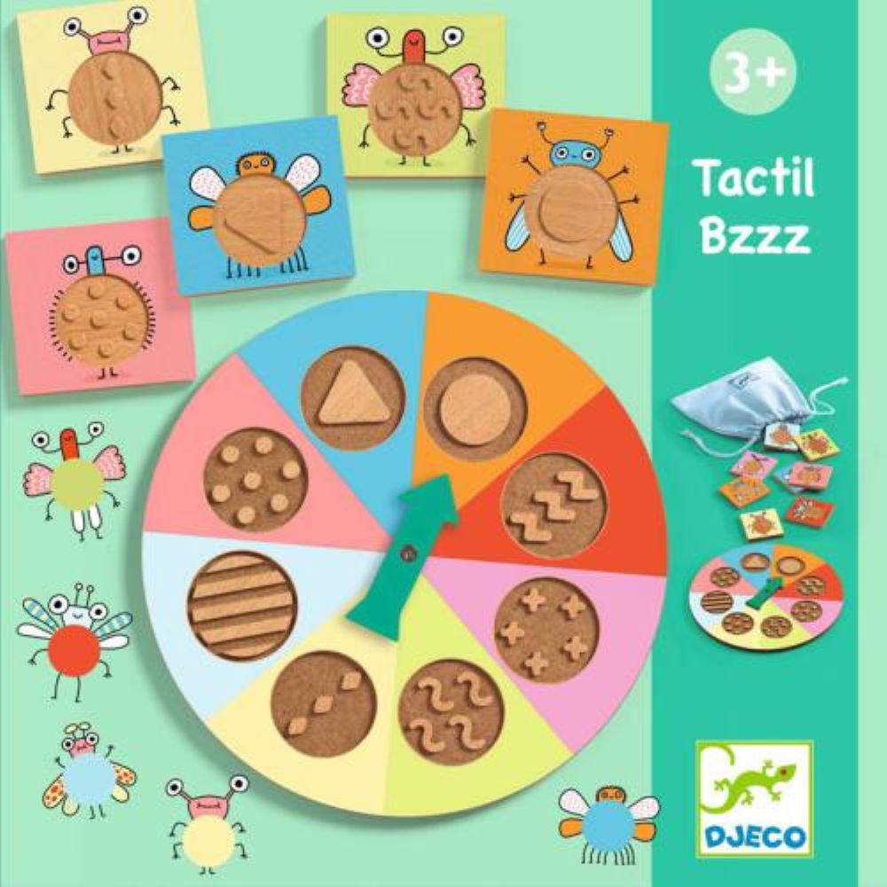 Tactil Bzzz - Jogo de Associação Tátil - DJECO