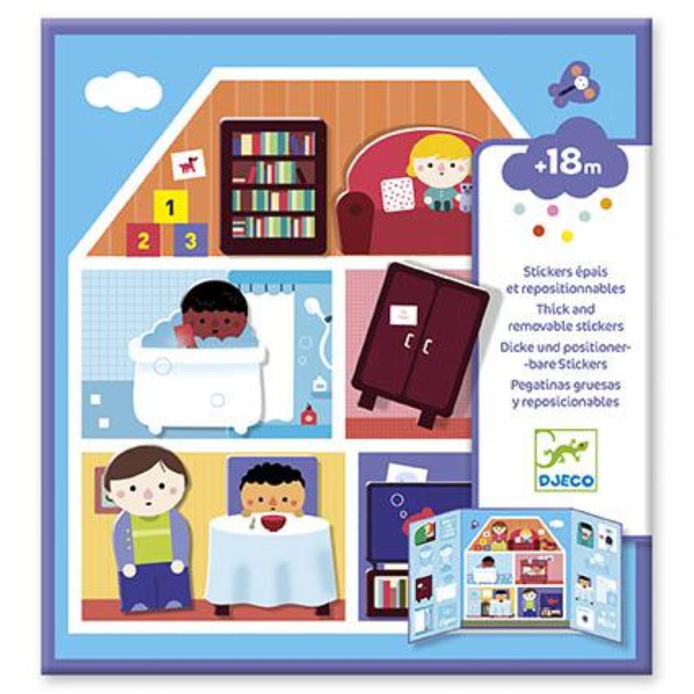 Casa - Autocolantes Removíveis - DJECO
