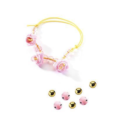 Missangas e Flores – Constrói Pulseiras - DJECO