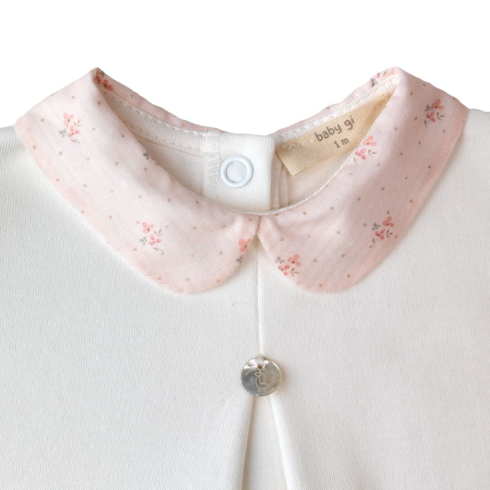 Babygrow com folho no ombro FLORA - Baby Gi