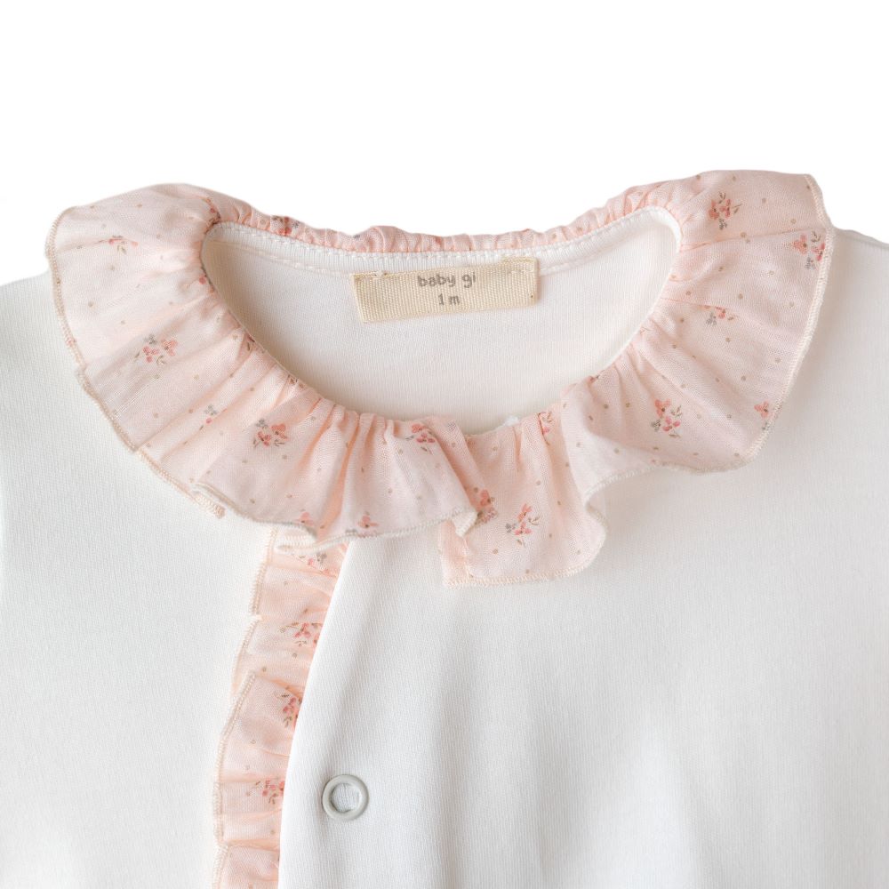 Babygrow com abertura à frente FLORA - Baby Gi