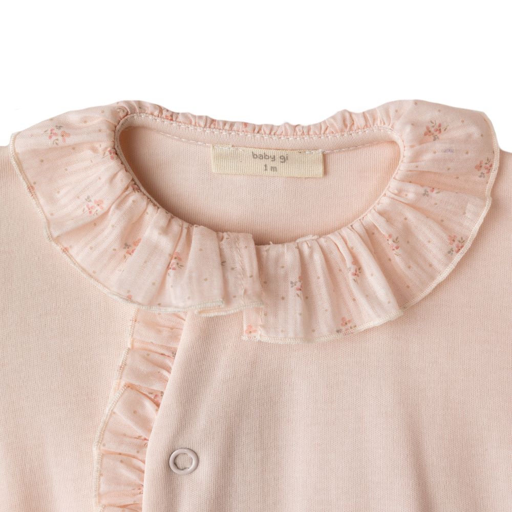 Babygrow com abertura à frente FLORA - Baby Gi