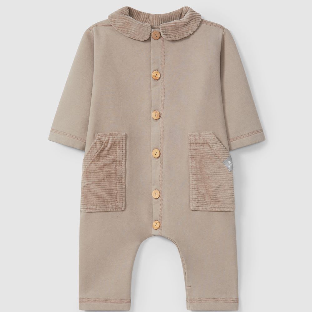 Fatinho com gola e bolsos em veludo canelado - Snug