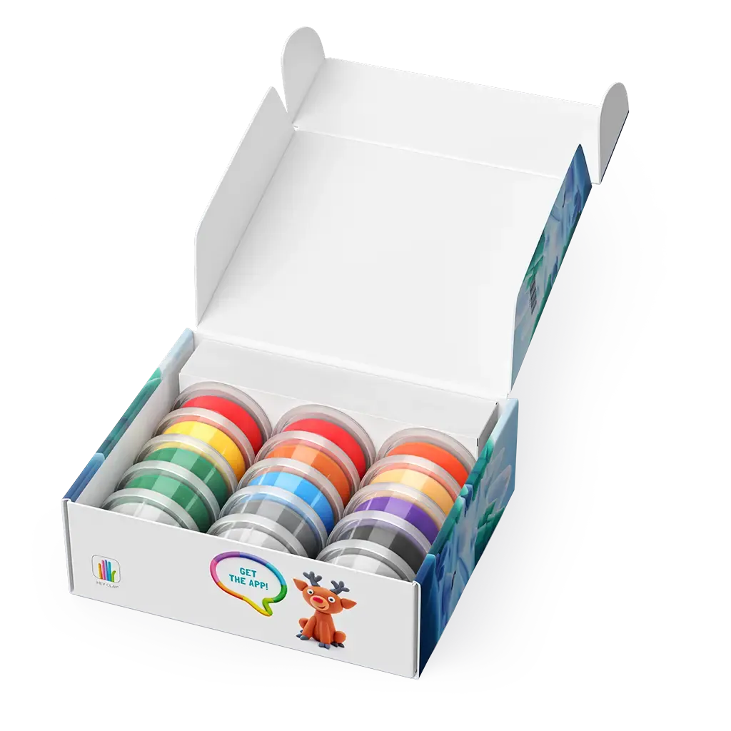 Férias de Inverno – Massas de Modelar Coloridas - HEY CLAY