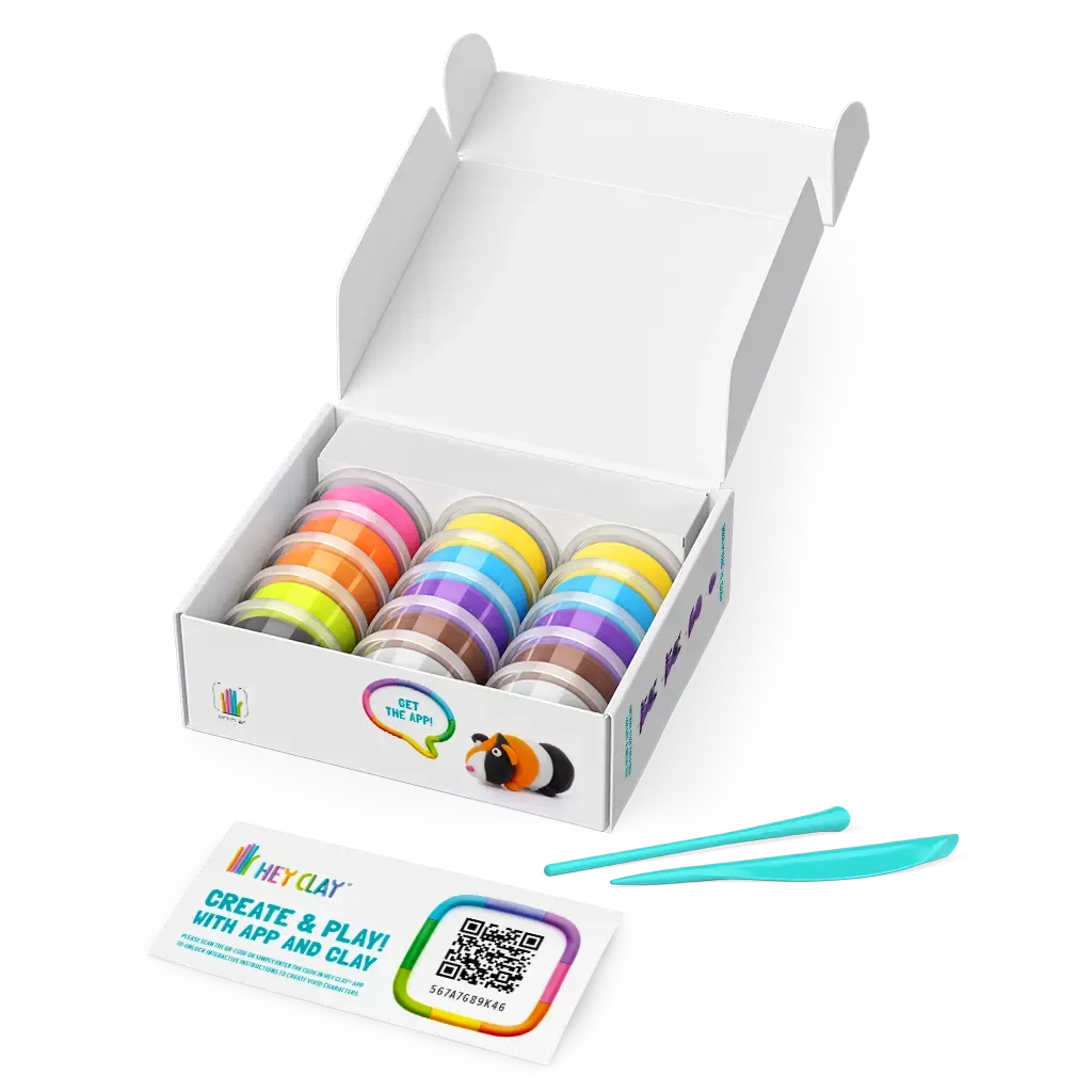 Fluffy Pets – Massas de Modelar Coloridas - HEY CLAY