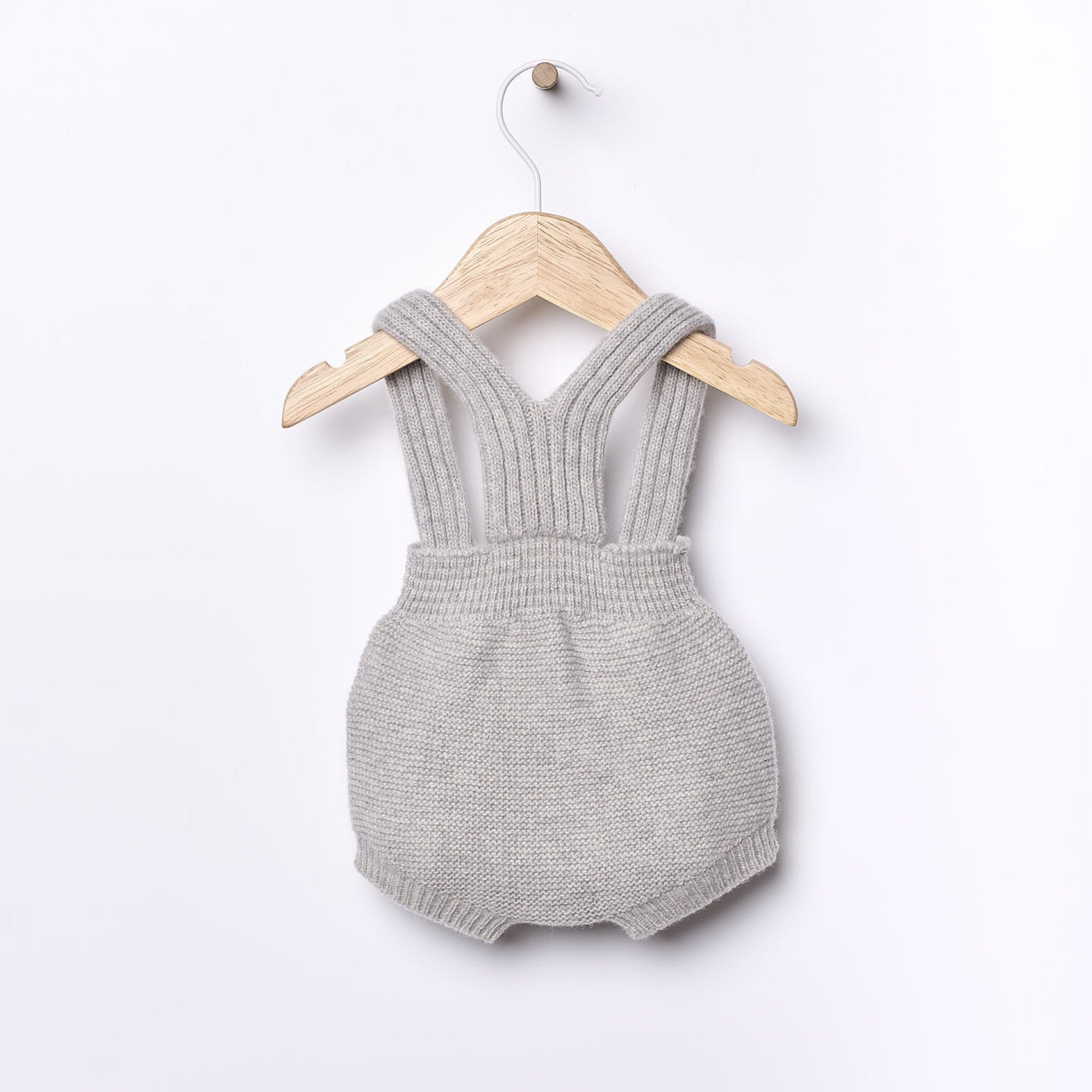 Fofo com alças tricotado em lã merino | SNOWFLAKE - Wedoble