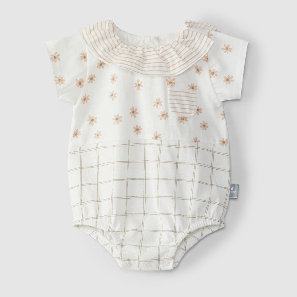 Fofo quadricula e flores - Snug