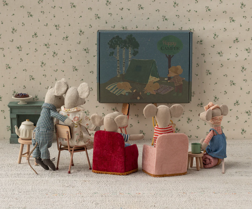 Mini sofá de veludo - Maileg