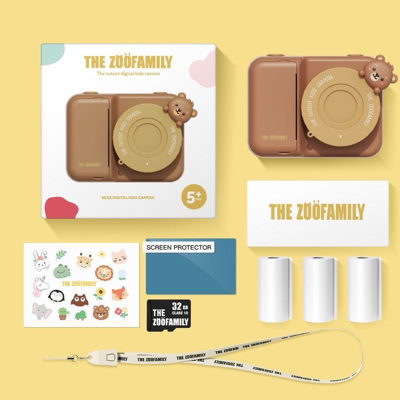 Câmara Instantânea Infantil - THE ZOOFAMILY
