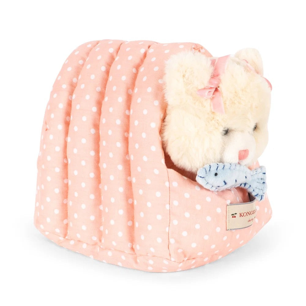 Gato de Peluche com Casinha - KONGES SLOJD