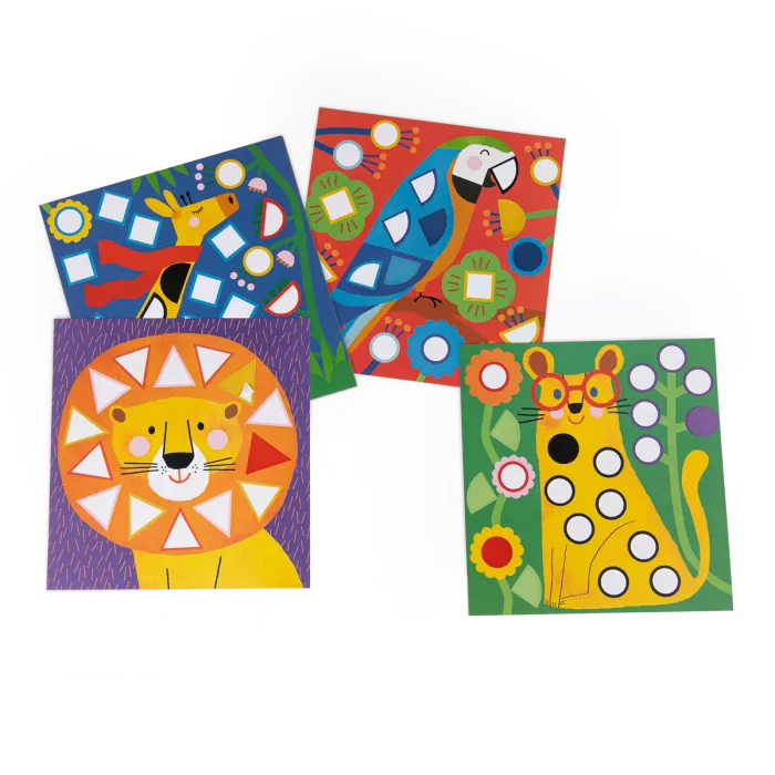 Autocolantes geométricos - Moulin Roty