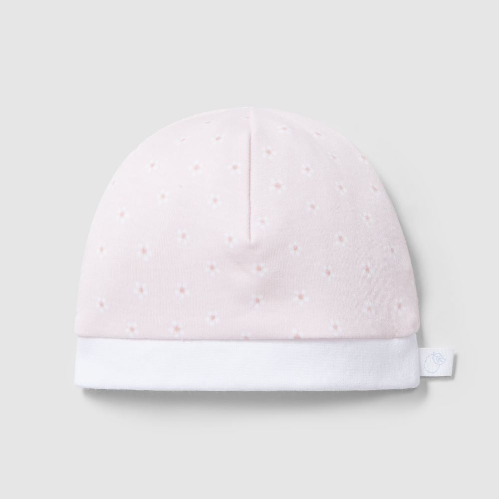 Gorro estampado floral - Laranjinha