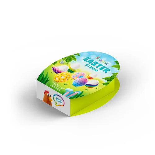 Kit Criativo de Decoração de Ovos da Páscoa - HEYCLAY