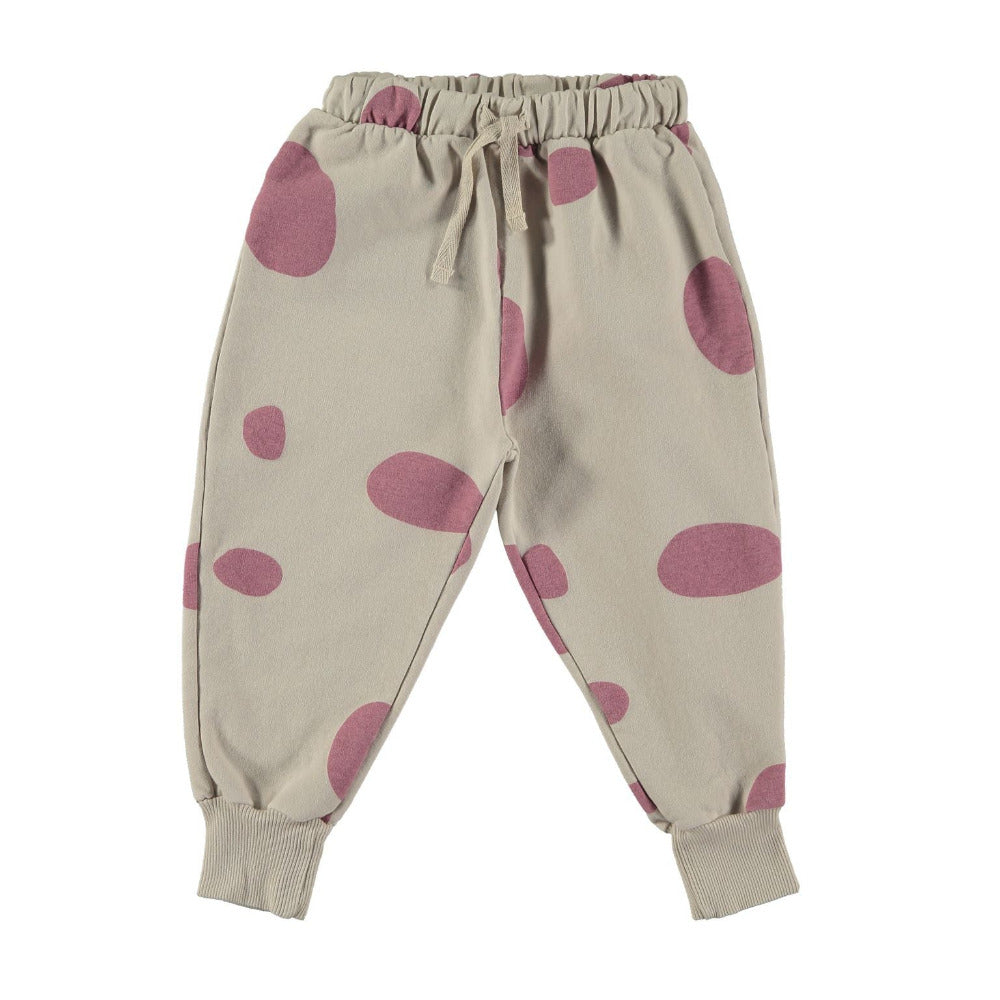 Calça de algodão PAINT GRAPE - Babyclic